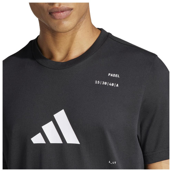 Adidas Ανδρική κοντομάνικη μπλούζα Aeroready Padel Category Graphic Tee Adidas Ανδρική κοντομάνικη μπλούζα Aeroready Padel Category Graphic Tee
